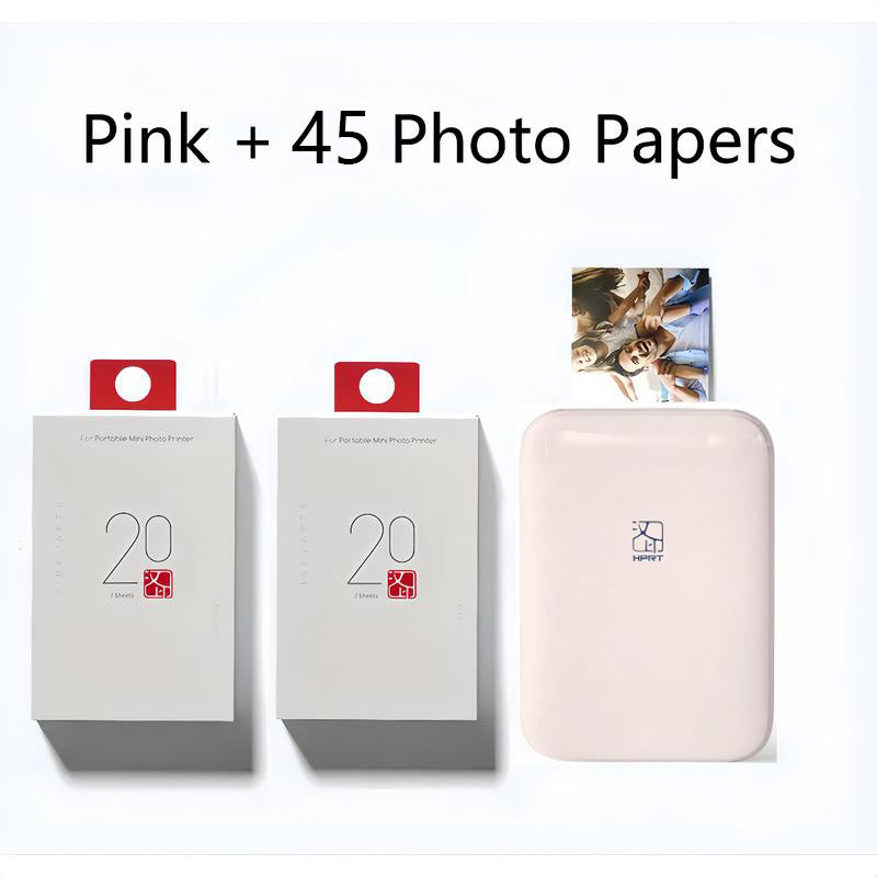HPRT MT53 2X3'' Mini Photo Printer, Bluetooth Portable Photo Printer