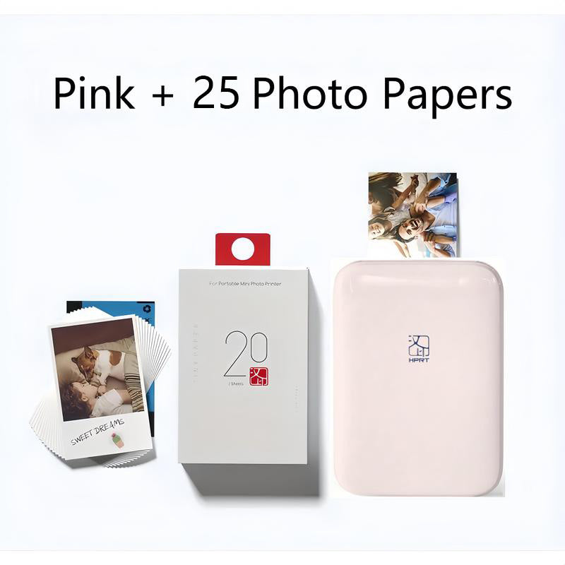 HPRT MT53 2X3'' Mini Photo Printer, Bluetooth Portable Photo Printer